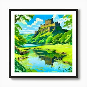 Castle In The Woods Art Print