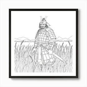 Samurai Art 79 Art Print