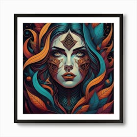 Ethereal Woman Art Print