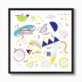 Abstract Geometric Art Poster