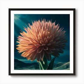 Flower In The Sky Art Print