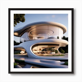 Futuristic House 10 Art Print