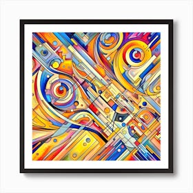 Abstract Painting 17 Art Print