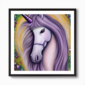 Beautiful Unicorn 1 Art Print