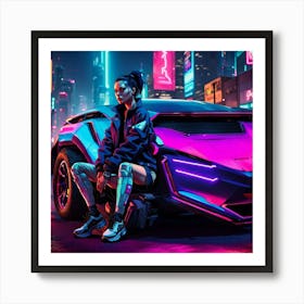 Cyberpunk Art Art Print