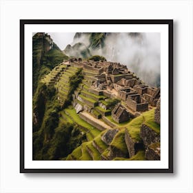 Armadiler Explore The Mystical Ruins Of Machu Picchu In Peru Ne 1bcf51a8 94cc 45d2 83af 8dd47a320f8d Art Print