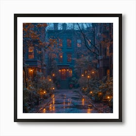 Brooklyn At Night Art Print