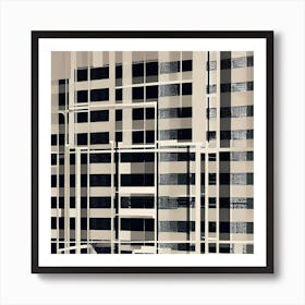 Abstract Cityscape Art Print