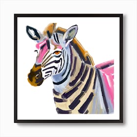 Grevy S Zebra 03 Art Print