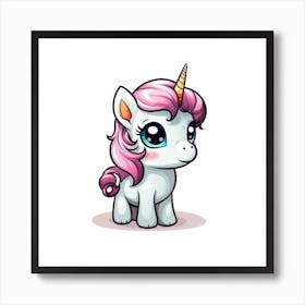 Cute Unicorn 261 Art Print