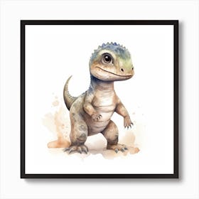 Baby Dinosaur Art Print