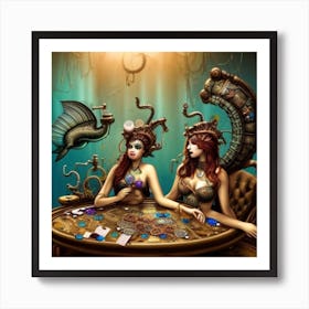 Mermaids Art Print