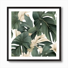 Palm leaf 6 Art Print