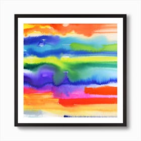 Rainbow Painting Art Print