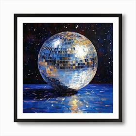 Disco Ball Art 26 Affiche