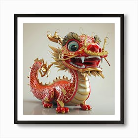 Red Dragon 6 Art Print