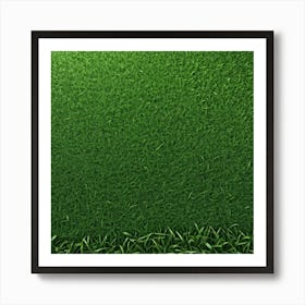 Green Grass Background 3 Póster