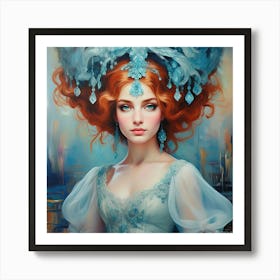 Ice Queen 5 Art Print
