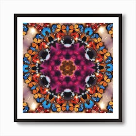 Butterfly Mandala Art Print