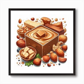 Nut Butter In A Box Art Print