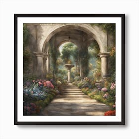 Garden Path Art Print