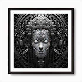 DMT Egyptian Goddess Art Print