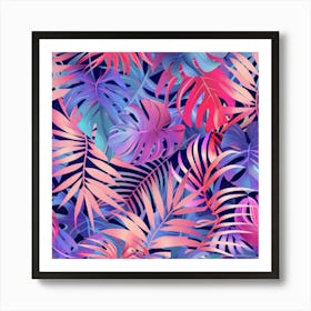 Tropical Leaves 1 Art Print