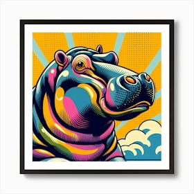 Pop Hippo Poster