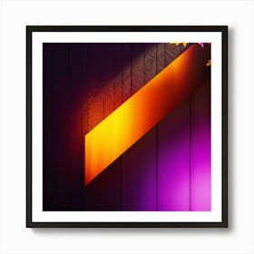 A Vibrant Digital Painting Of A Thanksgiving Themed Gradient Splash Radiating From A Corner On A Da Art Print