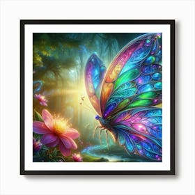 Fantasy Butterfly Art 2 Art Print