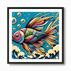 Fish Painting Art Print