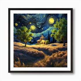 Starry Night Art Print