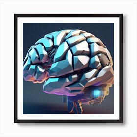 Artificial Brain 51 Art Print