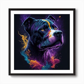 Pit Bull Art Print