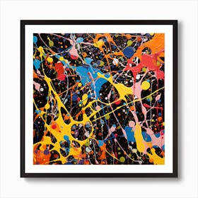 Splatter Painting 5 Art Print