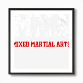 Mma Kickboxin Gift Fighter Art Print