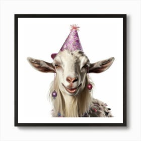 Birthday Goat 1 Art Print