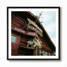 Poland lake bar Art Print