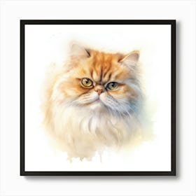 Persian Cat Portrait 3 Art Print