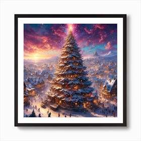 Christmas Tree Art Print