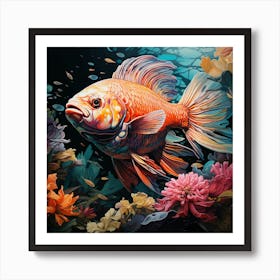 Goldfish 7 Art Print