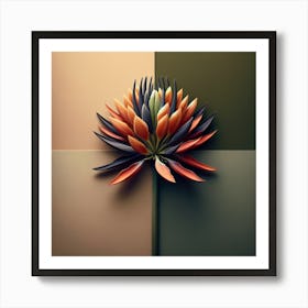 Abstract Flower 20 Art Print