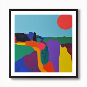 Abstract Travel Collection Guinea 3 Poster