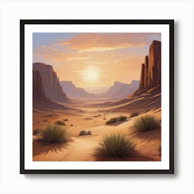 Desert Dreamscape Art Print