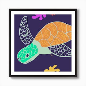 Sea Turtle Art Print