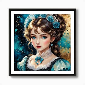 Victorian Girl 1 Art Print