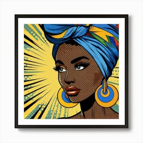 Ireti Pop African Woman Art Print