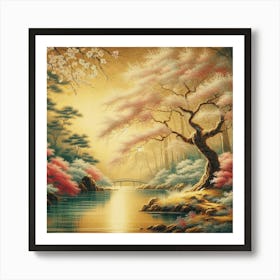 Sakura Blossom Art Print