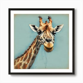 Giraffe 119 Art Print