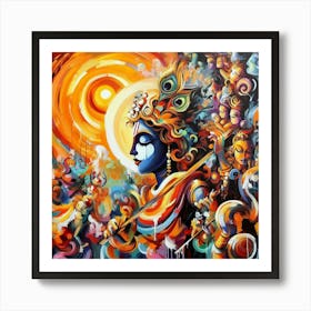 Lord Krishna 4 Póster